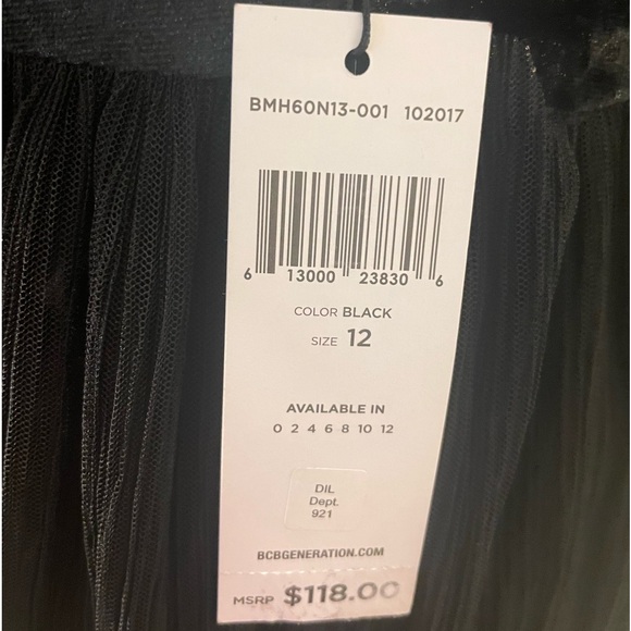 BCBGENERATION Black Elegant Velvet Sleeveless Mini Cocktail Dress - Picture 5 of 8